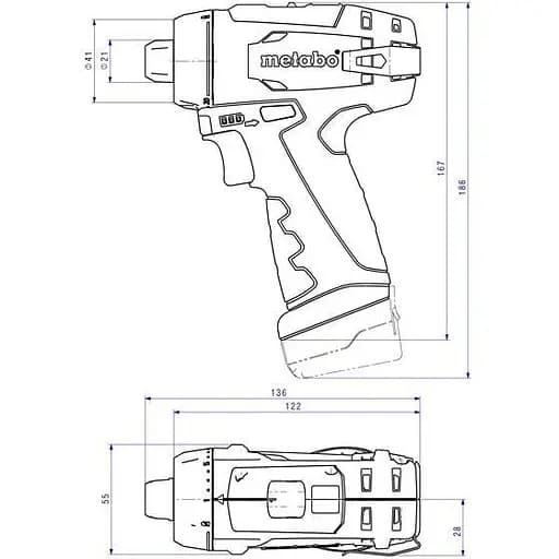 Дриль-шуруповерт Metabo PowerMaxx BS Basic [600984500] [119772] - фото 6