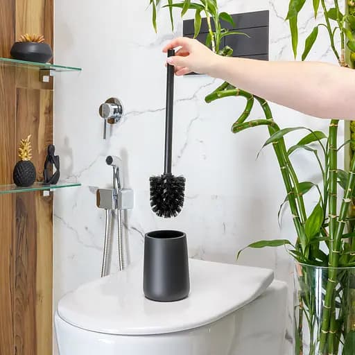 Набор аксессуаров для ванной комнаты My Home MVM-17 черный (MVM-MH-17 BLACK) - фото 10