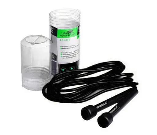 Скакалка PowerPlay 4201 Basic Jump Rope Черная 2,8м (PP_4201_Black) - фото 3
