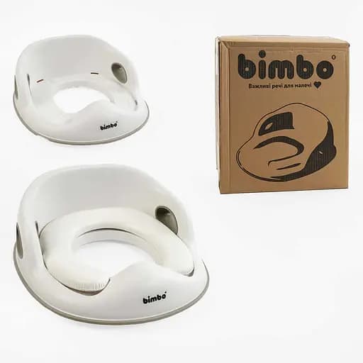Накладка на унітаз Bimbo, 31x34x11 см, знімне м’яке сидіння, BM-01172 - фото 1