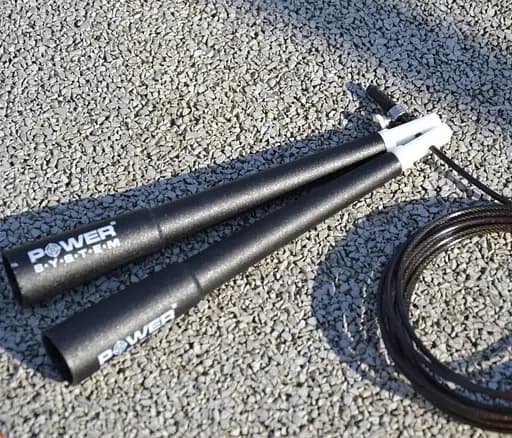 Скакалка скоростная Power System PS-4033 Crossfit Jump Rope Black 2,8 м (PS-4033_Black) - фото 5