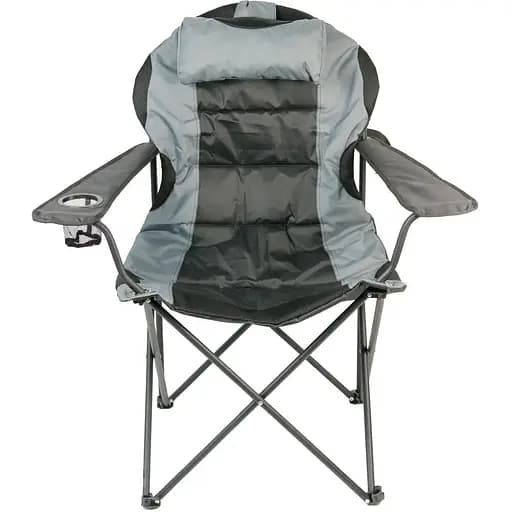 Кресло NeRest Рыбак Трофей NR-35 портативное черное с серым - фото 1