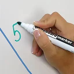 Набір маркерів Axent Whiteboard D2800 круглий 2 мм 12 шт. червоний (D2800-06) - мініатюра 3