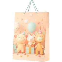 Пакет подарунковий HY702-3 Персиковий