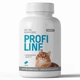 Витамины Provet Profiline для кошек, Активный комплекс + выведение шерсти, 180 таб.