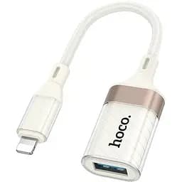 Переходник Hoco Crystal Lightning male to USB female 2.0 adapter UA39 0.125 м 480 Mbps OTG