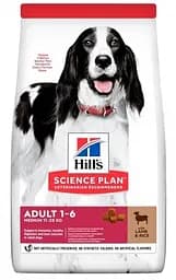Сухой корм Hill's SP Canine Adult Medium Breed Lamb & Rice с ягненком и рисом для взрослых собак средних пород 14 кг (604278)