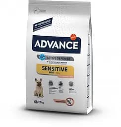 Сухий корм для собак Advance Dog Mini Sensitive 7.5 кг для собак малих порід з чутливим травленням