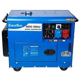 Генератор дизельний 6 кВт EnerSol SKD-7EBAU (41-00483) - мініатюра 1