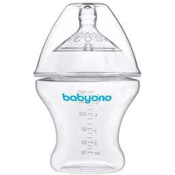 Бутылочка для кормления BabyOno Natural Nursing, медленный поток, 180 мл (1450)