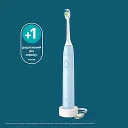 Електрична зубна щітка Philips Sonicare HX7106/01 серії 5300 біло-блакитна - мініатюра 14