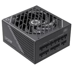 Блок питания 1250 Вт, GameMax GX-1250 PRO, черный, модульный, 80+ Platinum, Active PFC, 13.5 см, 3xMolex/10xSATA/1x16-pin