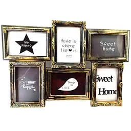 Мультирамка для 6 фото 50х35х2.5 см в ассортименте (30728)