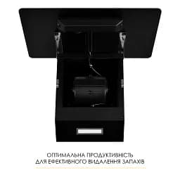 Витяжка декоративна похила Weilor Aura Wds 53 Black - мініатюра 6
