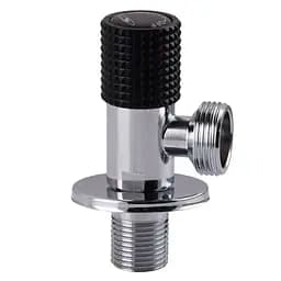 Кран кутовий кераміка Solomon Exlusive 1/2″X3/4″ 989 Black ( 1шт.) - мініатюра 2