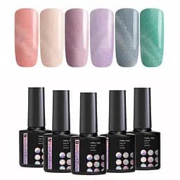 Набір гель-лаків для нігтів Reglance «Котяче око» 7.5 мл