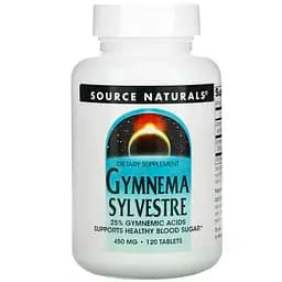 Джімнема Сильвестра Source Naturals Gymnema Sylvestre 450 мг 120 таблеток