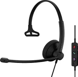 Навушники Epos Impact 100 MS Mono USB-C+A Black (1001419)