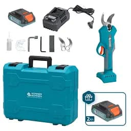 Konner & Sohnen Секатор акумуляторний Konner&Sohnen KS CPS20V-32 Case PLUS 20В акб 2х2А·рік d 15-32мм ЗП кейс 0.89кг