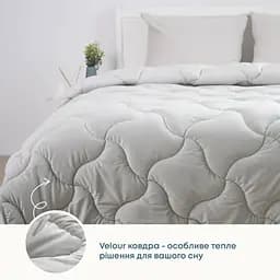 Ковдра ТЕП Velour 150x210 см світло-сірий (1-04870_34483) - мініатюра 4