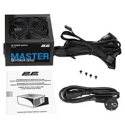 2E Блок живлення Master Power (550W), >80%, 80+ White, 120мм, 1xMB 24pin(20+4), 1xCPU 8pin(4+4), 3xMolex, 5xSATA, 2xPCIe 8pin(6+2) - мініатюра 8