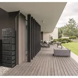 Ємність для збору дощової води Prosperplast Tower Stone 350 л антрацит - мініатюра 7