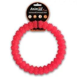 Игрушка AnimAll Fun кольцо с шипами коралловое 20 см
