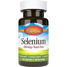 Селен Carlson Selenium 200 мкг 60 капсул