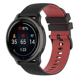 Ремінець Ribby для Smart Watch 22mm Black / Red
