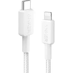 Кабель Anker 322 USB-C - Lightning, 1.8 м, White (A81B6H21)
