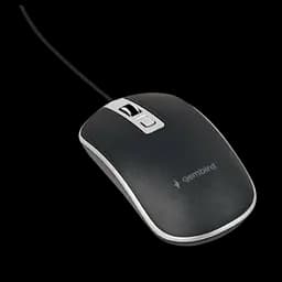 Миша Gembird MUS-4B-06-BS Black/Silver