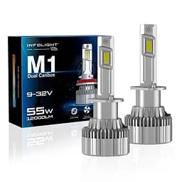 Комплект світлодіодних ламп Infolight M1 Dual Canbus H1 55W