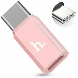 Адаптер Hoco Micro-usb гніздо роз'єм Type-C штекер