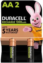 Акумулятор Duracell AA 1300 mAh, 2 шт. (6410548)