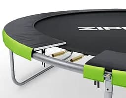 Батут із внутрішньою сіткою Zipro Jump Pro Premium 14 футів 435 см чорно-зелений (5907783039461) - мініатюра 4