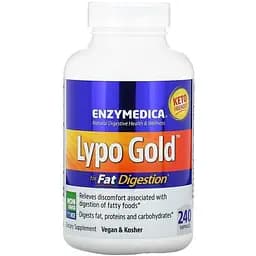 Натуральная добавка Enzymedica Lypo Gold 240 капсул
