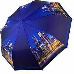 Жіноча складана парасолька повний автомат The Best 102 см синя