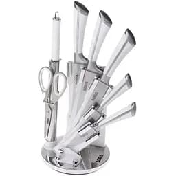 Набір ножів із підставкою 8 предметів White (NS20SETKN)