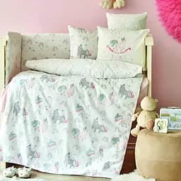 Дитячий набір в ліжечко для немовлят Karaca Home Digna pembe рожевий (svt-2000022254038)