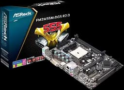 Материнська плата ASRock FM2A55M-DGS Socket FM2 (FM2A55M-DGS) Б/В