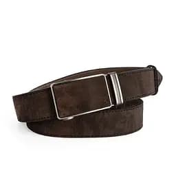 Ремень замшевый мужской на автомате JK-3430 (125 см) коричневый