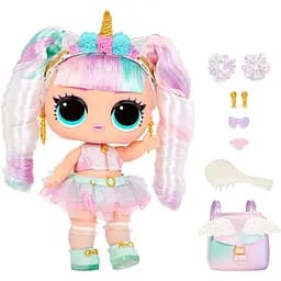 Ігровий набір з мегалялькою L.O.L. Surprise Big Baby Hair Hair Hair Єдиноріг (579717) - мініатюра 5