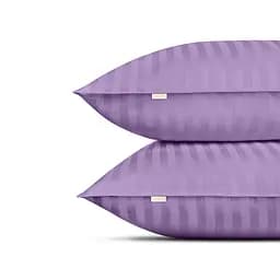 Комплект постільної білизни Cosas Amethyst Двоспальний сатин фіолетовий (StrSatin_24Amethyst_El140-Amethyst_180) - мініатюра 5