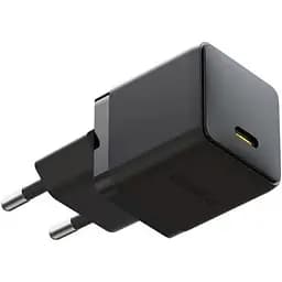 Мережевий зарядний пристрій Baseus Palm Fast Charger Type-C 20W + Cable Type-C to Type-C P10111602113-01 Black - мініатюра 3