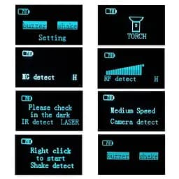 Детектор жучків, прихованих камер, GPS трекерів, антижучок з LCD екраном Nectronix DS618 (101025) - мініатюра 6