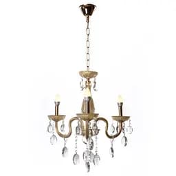 Люстра свічка Brille підвісна кришталева E14 40W G (BCL-382S/3)