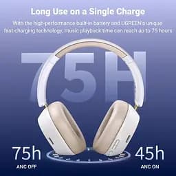Бездротові навушники - повнорозмірна гарнітура TWS Ugreen HP203 HiTune Max5c ANC (35758) - мініатюра 6