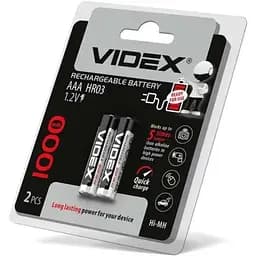 Аккумулятор Videx R03 1000mAh (предзаряд) BLI 2