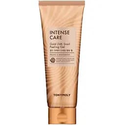 Пілінг-гель для обличчя Tony Moly Intense Care Gold 24k Snail з муцином равлика та золотом, 150 мл - мініатюра 2
