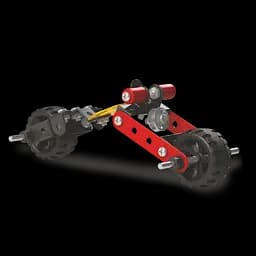 Конструктор Zephyr Mechanix Junior металевий розвивальний 155 елементів 14 моделей - мініатюра 5